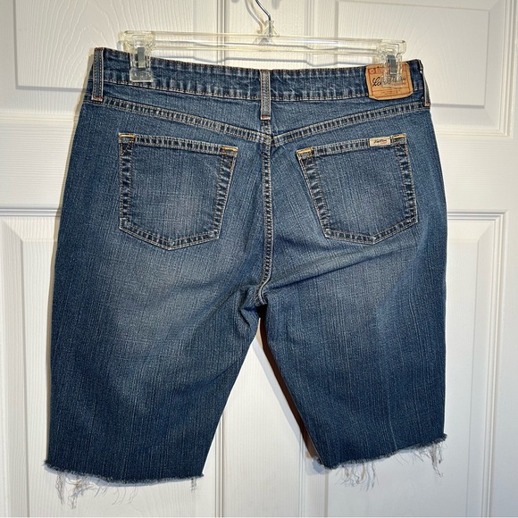 Levi Strauss signature Blue Denim Cutoff Shorts Size 10 - Picture 4 of 8